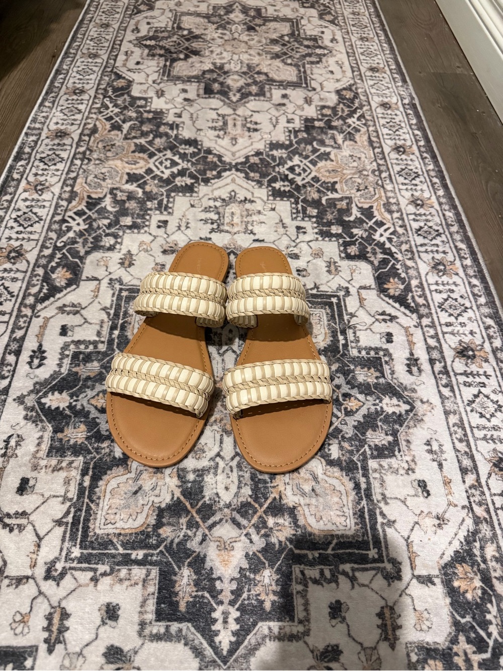 Universal Thread Double-Strap Slide Sandals